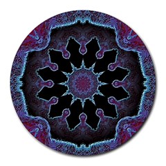 Framed Mandala Round Mousepads by MRNStudios