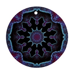 Framed Mandala Ornament (round) by MRNStudios