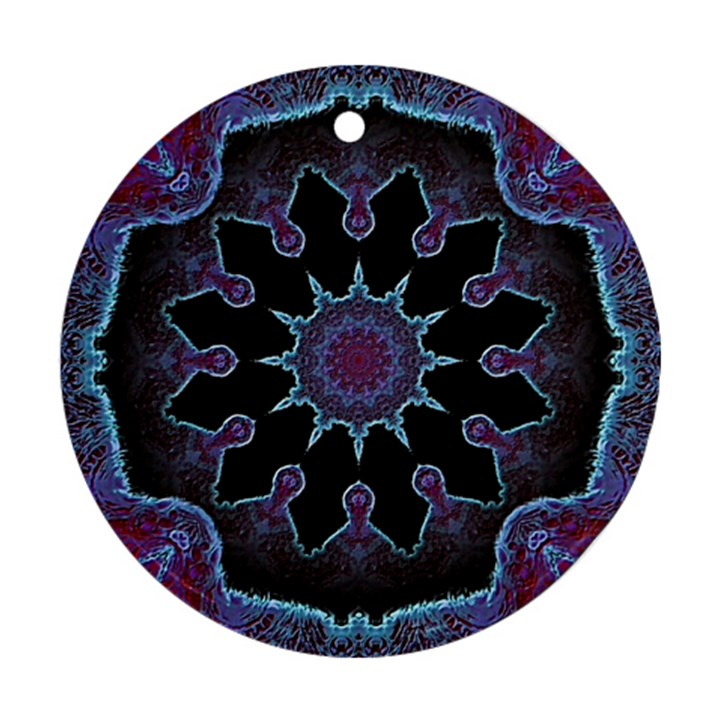 Framed Mandala Ornament (Round)