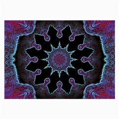 Framed Mandala Large Glasses Cloth by MRNStudios