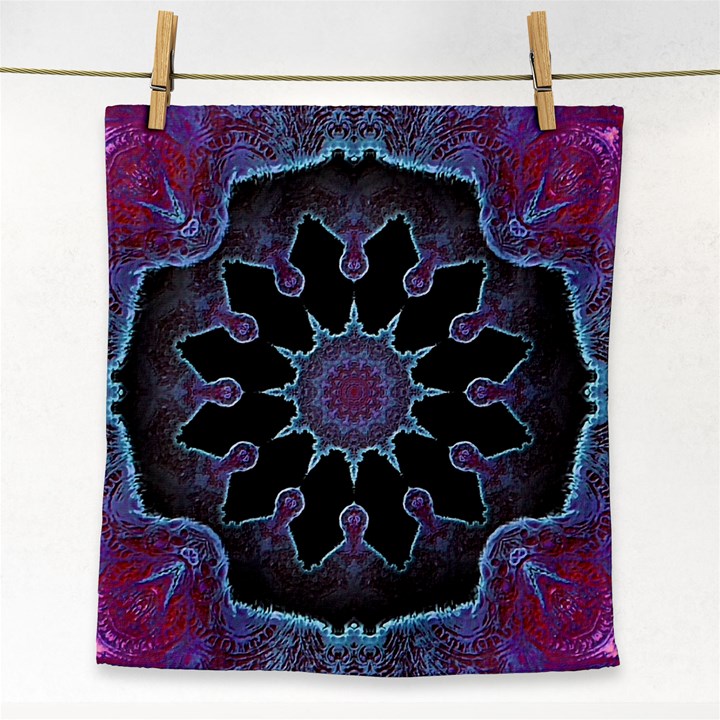 Framed Mandala Face Towel