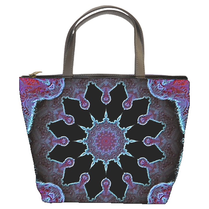 Framed Mandala Bucket Bag