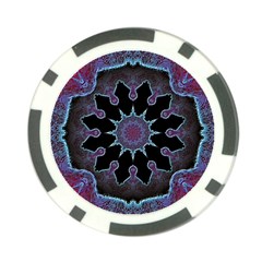 Framed Mandala Poker Chip Card Guard (10 Pack) by MRNStudios