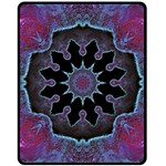 Framed Mandala Fleece Blanket (Medium)  60 x50  Blanket Front