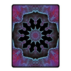 Framed Mandala Fleece Blanket (small) by MRNStudios