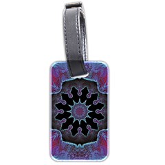 Framed Mandala Luggage Tag (two Sides) by MRNStudios