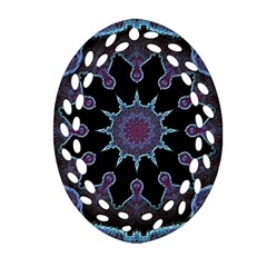 Framed Mandala Ornament (oval Filigree) by MRNStudios