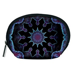 Framed Mandala Accessory Pouch (medium) by MRNStudios