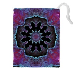 Framed Mandala Drawstring Pouch (5xl) by MRNStudios