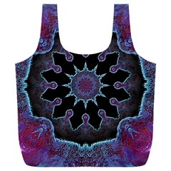 Framed Mandala Full Print Recycle Bag (xxxl) by MRNStudios