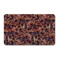 Warm Abstract Surface Print Magnet (rectangular)