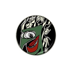 Monster Bird Portrait Illustration Hat Clip Ball Marker