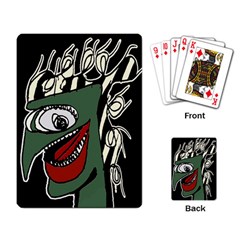 Monster Bird Portrait Illustration Playing Cards Single Design (rectangle)