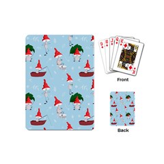 Funny Mushrooms Go About Their Business Playing Cards Single Design (mini) by SychEva