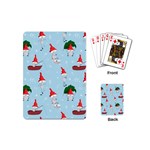 Funny Mushrooms Go About Their Business Playing Cards Single Design (Mini) Back