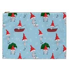 Funny Mushrooms Go About Their Business Cosmetic Bag (xxl) by SychEva