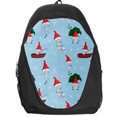 Funny Mushrooms Go About Their Business Backpack Bag by SychEva