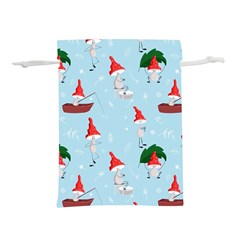 Funny Mushrooms Go About Their Business Lightweight Drawstring Pouch (s) by SychEva