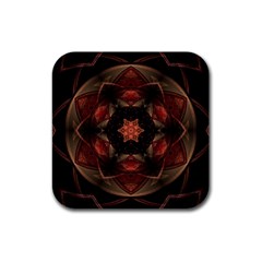 Mrn Medallion Rubber Square Coaster (4 Pack)  by MRNStudios