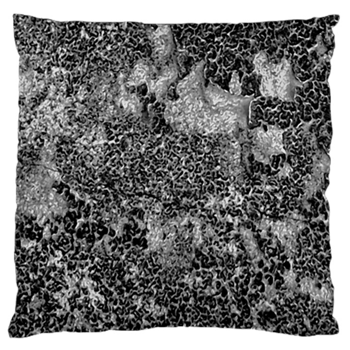 Grey And White Grunge Camouflage Abstract Print Standard Flano Cushion Case (One Side)