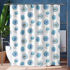 Aquarium With Fish Shower Curtain 60  X 72  (medium)  by SychEva