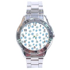 Aquarium With Fish Stainless Steel Analogue Watch by SychEva