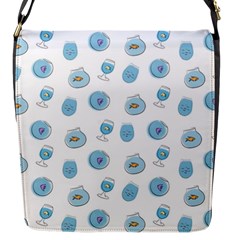 Aquarium With Fish Flap Closure Messenger Bag (s)