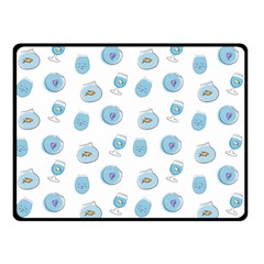 Aquarium With Fish Double Sided Fleece Blanket (small)  by SychEva