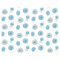 Aquarium With Fish Double Sided Flano Blanket (medium)  by SychEva