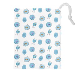 Aquarium With Fish Drawstring Pouch (5xl) by SychEva