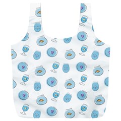 Aquarium With Fish Full Print Recycle Bag (xxxl) by SychEva