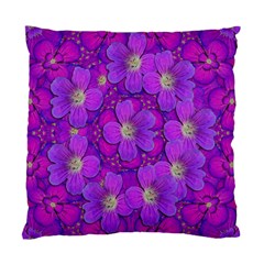 Fantasy Flowers In Paradise Calm Style Standard Cushion Case (two Sides) by pepitasart