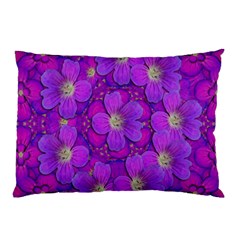 Fantasy Flowers In Paradise Calm Style Pillow Case