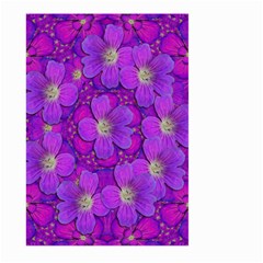 Fantasy Flowers In Paradise Calm Style Large Garden Flag (two Sides) by pepitasart