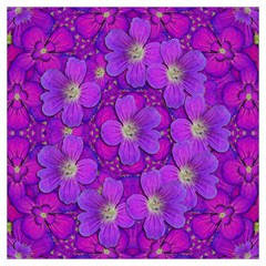 Fantasy Flowers In Paradise Calm Style Lightweight Scarf  by pepitasart