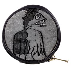 Sketchy Style Bird Drawing Mini Makeup Bag by dflcprintsclothing