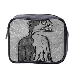 Sketchy Style Bird Drawing Mini Toiletries Bag (two Sides) by dflcprintsclothing