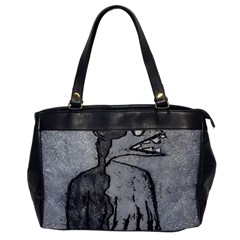 Sketchy Style Bird Drawing Oversize Office Handbag by dflcprintsclothing