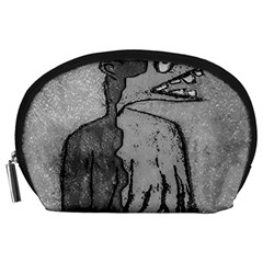 Sketchy Style Bird Drawing Accessory Pouch (large) by dflcprintsclothing