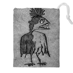 Sketchy Style Bird Drawing Drawstring Pouch (5xl)