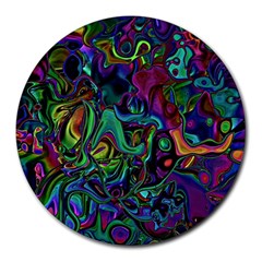 Brain Melt Round Mousepads by MRNStudios