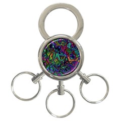 Brain Melt 3-ring Key Chain by MRNStudios