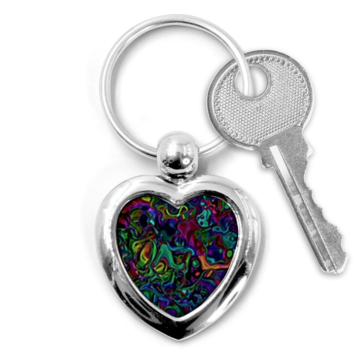 Brain Melt Key Chain (Heart)