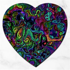 Brain Melt Jigsaw Puzzle (heart) by MRNStudios