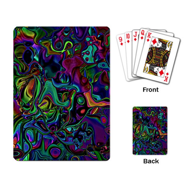 Brain Melt Playing Cards Single Design (Rectangle)