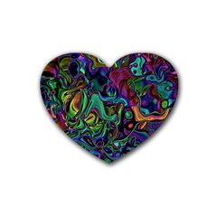 Brain Melt Heart Coaster (4 Pack)  by MRNStudios