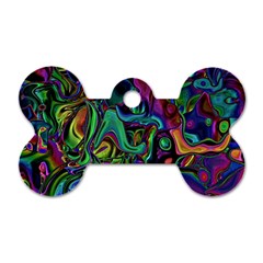 Brain Melt Dog Tag Bone (one Side) by MRNStudios