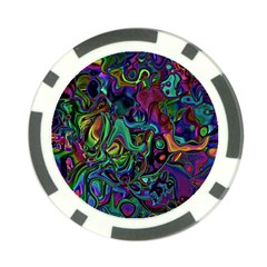 Brain Melt Poker Chip Card Guard by MRNStudios