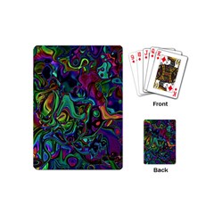 Brain Melt Playing Cards Single Design (mini) by MRNStudios