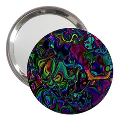 Brain Melt 3  Handbag Mirrors by MRNStudios